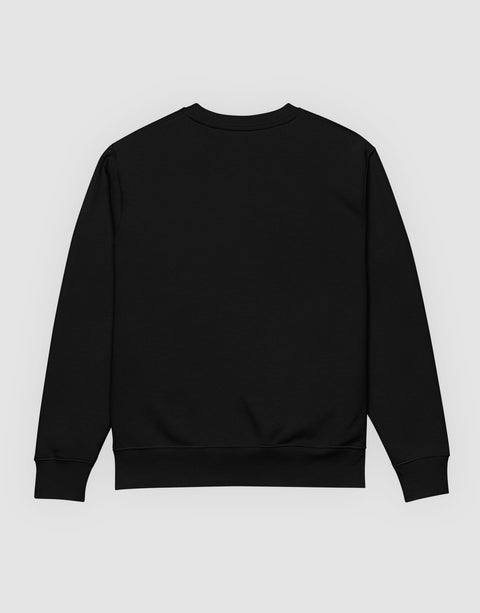 Unisex Longsleeve Black - Back View