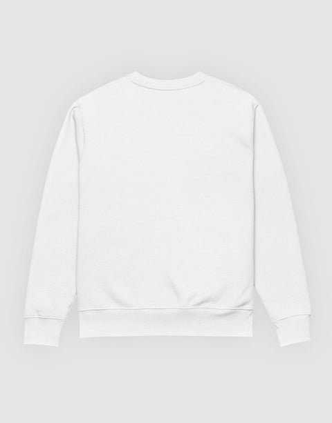 Unisex Longsleeve White - Back View