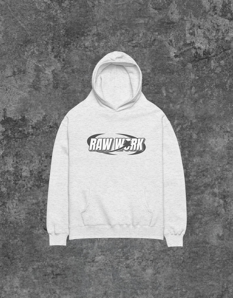 Unisex RWRK Hoodie Y2K White - Front View