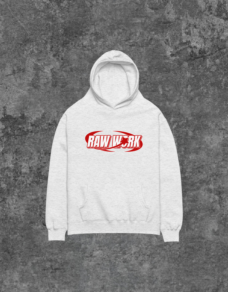 Unisex RWRK Hoodie Y2K White - Front View