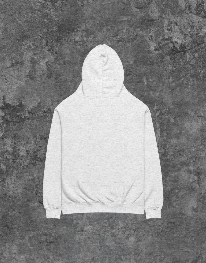 Unisex RWRK Logo Embroidery Hoodie White - Back View