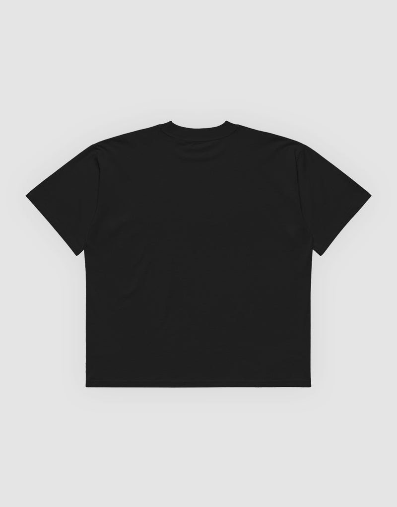 Unisex RWRK Tshirt Black - Back View