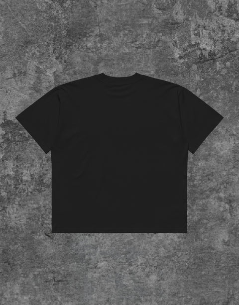 Unisex RWRK Tshirt Box Black - Back View