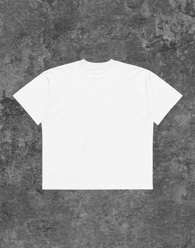 Unisex RWRK Tshirt Y2K 2 White - Back View